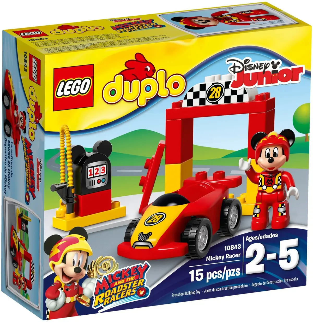 LEGO DUPLO 10843 Mickey Racer set, image 2