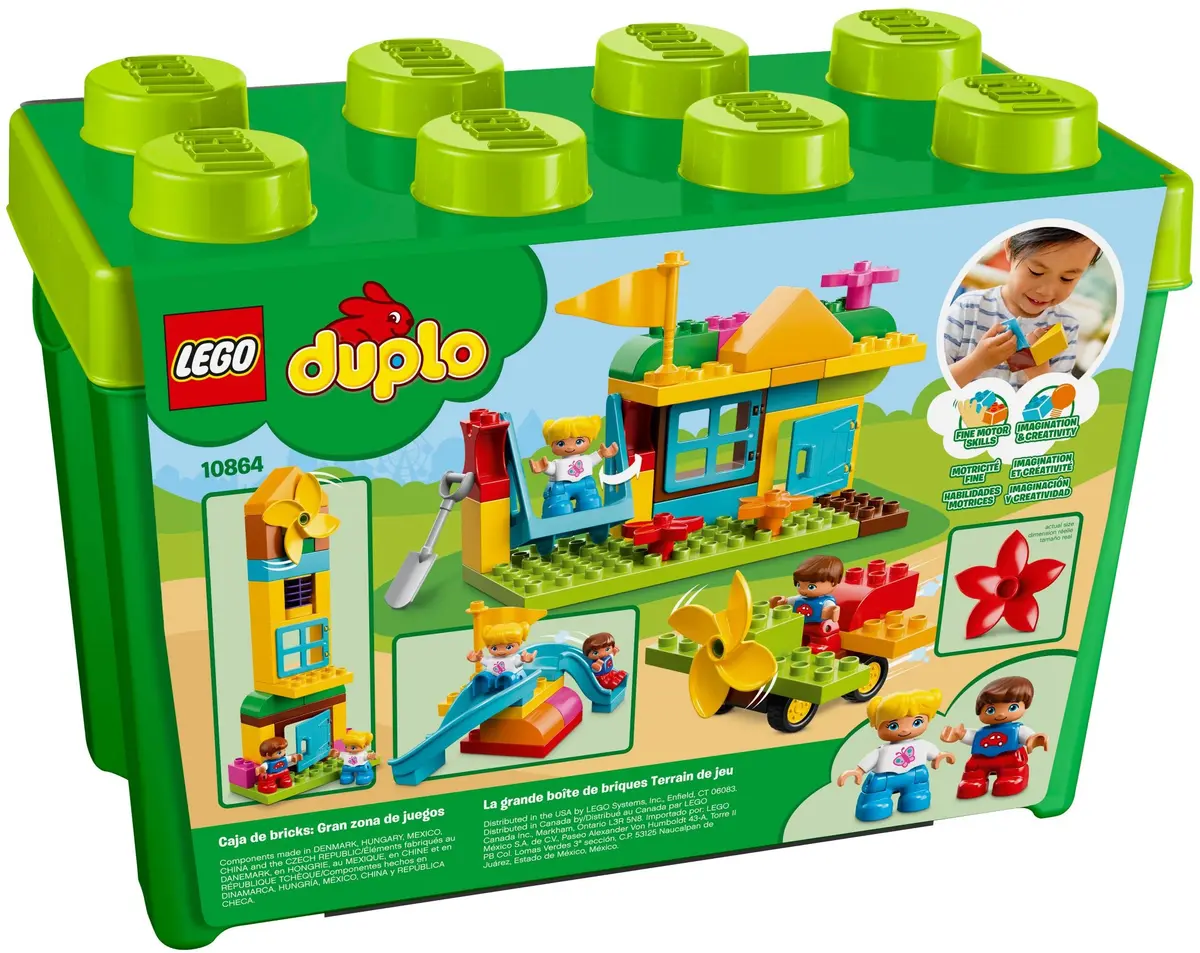 LEGO DUPLO 10864 Large Playground Brick Box set, image 4