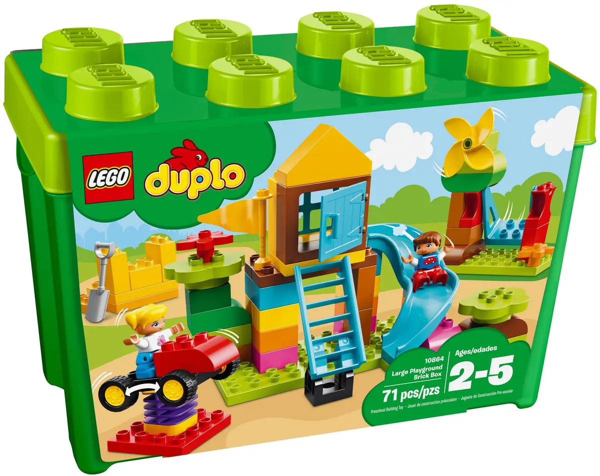 LEGO DUPLO 10864 Large Playground Brick Box set, image 2