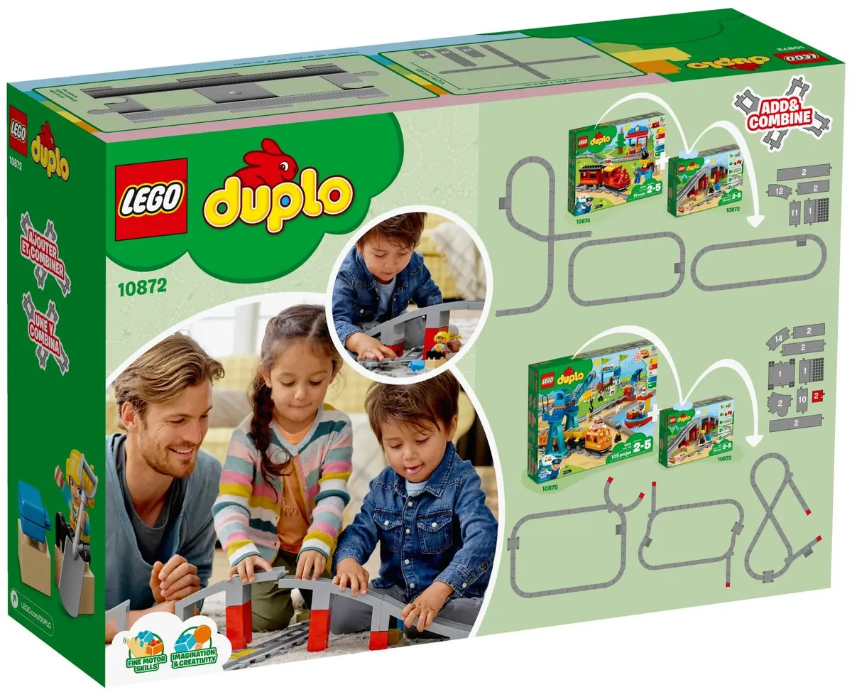 LEGO DUPLO 10872 Train Bridge and Tracks set, image 5