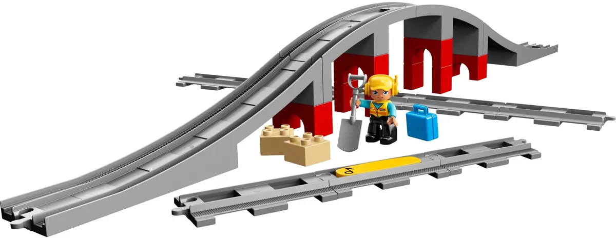 LEGO DUPLO 10872 Train Bridge and Tracks set