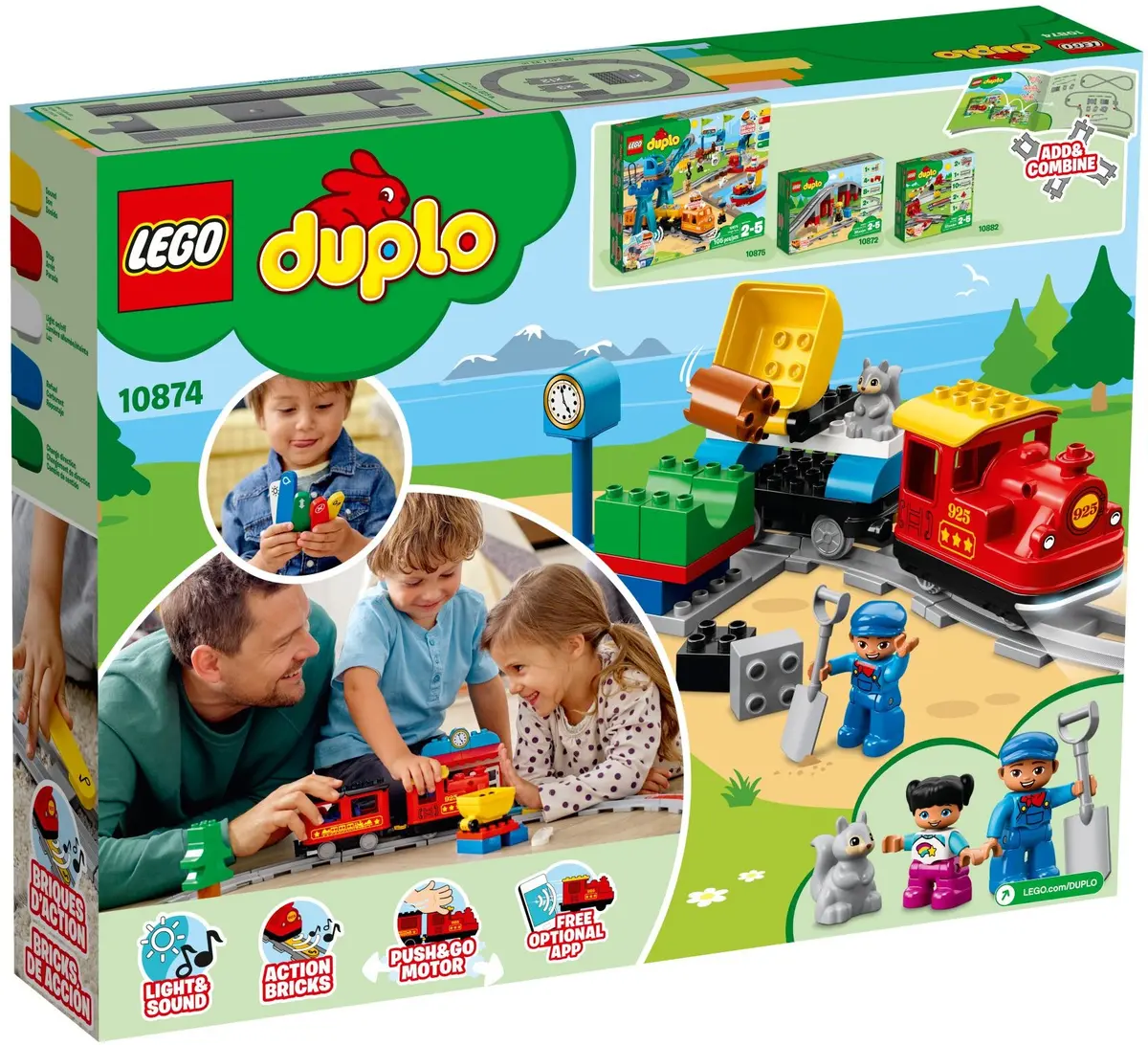 LEGO DUPLO 10874 Steam Train set, image 5
