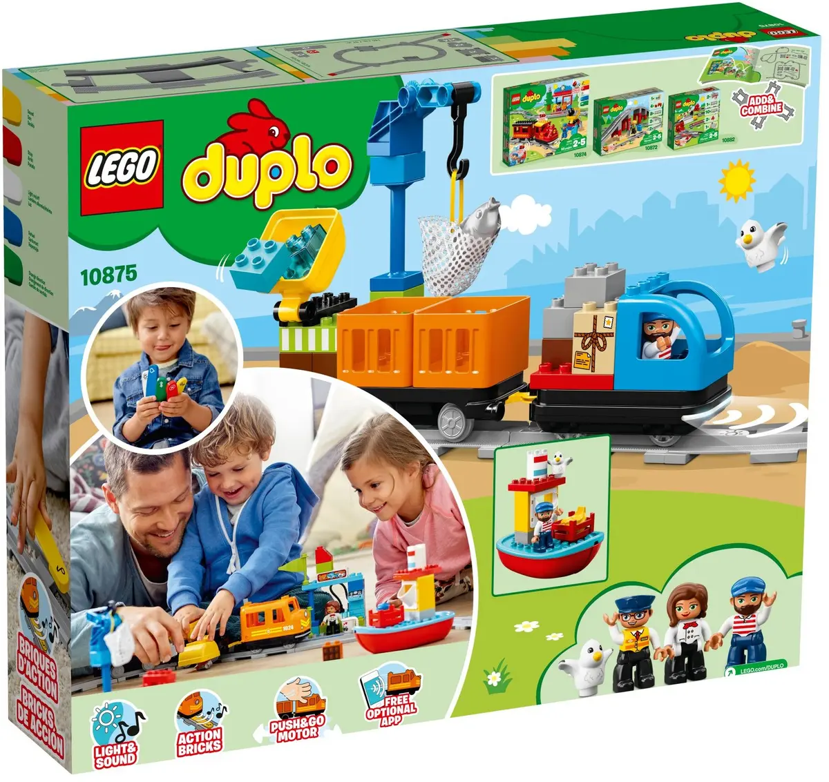 LEGO DUPLO 10875 Cargo Train set, image 5