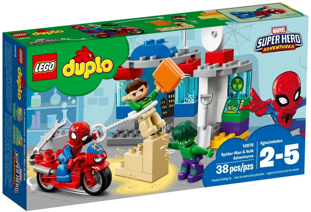 LEGO DUPLO 10876 Spider-Man & Hulk Adventures set, image 2