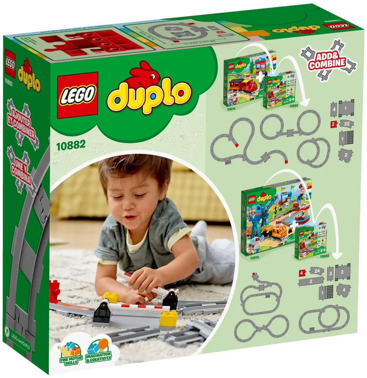 LEGO DUPLO 10882 Train Tracks set, image 5
