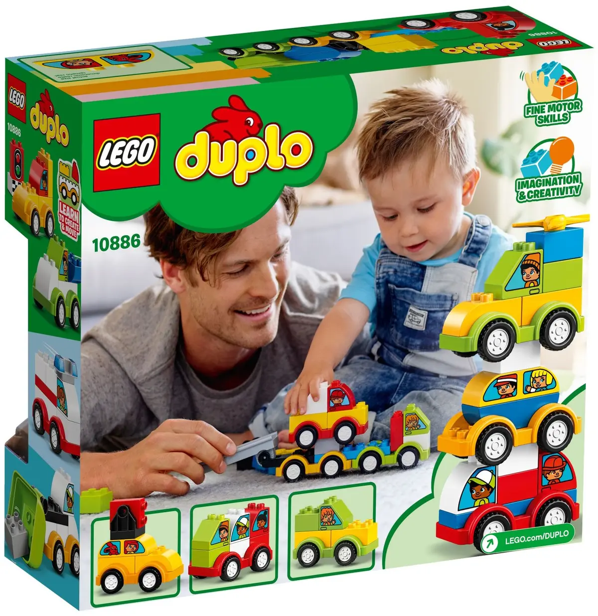 LEGO DUPLO 10886 My First Car Creations set, image 5