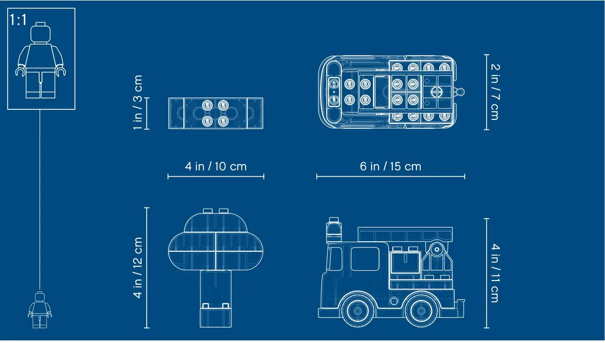 LEGO DUPLO 10901 Fire Truck set, image 6