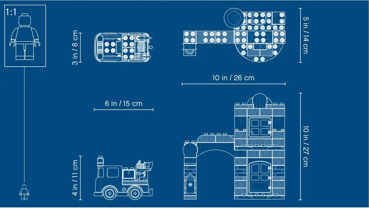 LEGO DUPLO 10903 Fire Station set, image 6