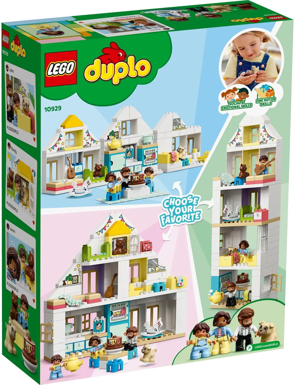LEGO DUPLO 10929 Modular Playhouse set, image 5
