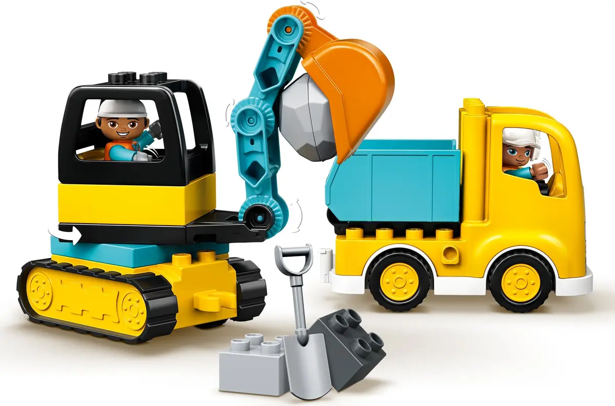 LEGO DUPLO 10931 Truck & Tracked Excavator set, image 6