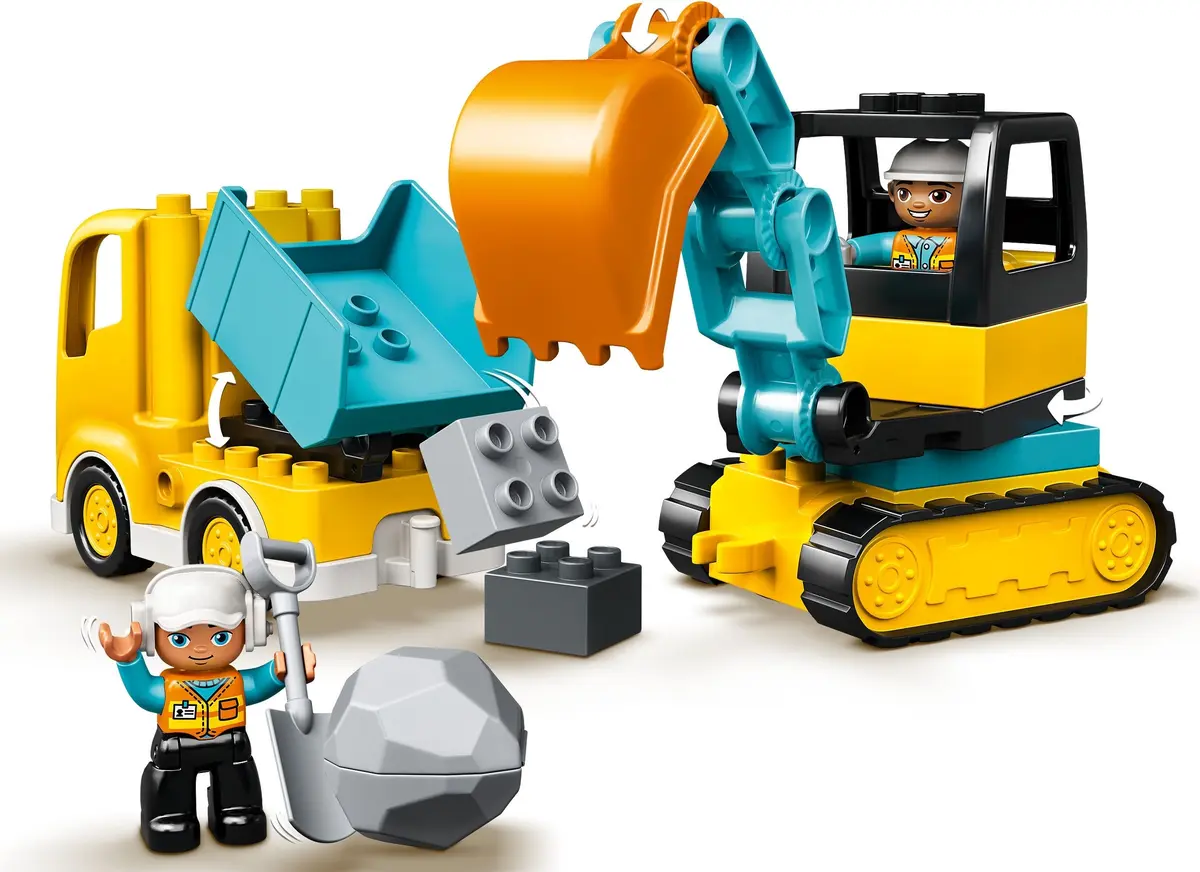 LEGO DUPLO 10931 Truck & Tracked Excavator set, image 5