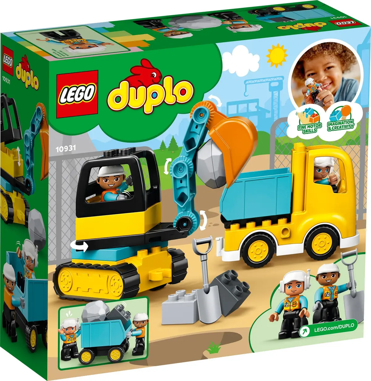 LEGO DUPLO 10931 Truck & Tracked Excavator set, image 7