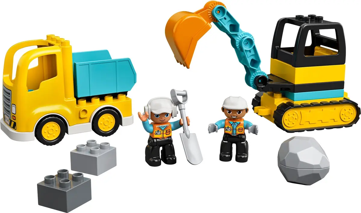 LEGO DUPLO 10931 Truck & Tracked Excavator set