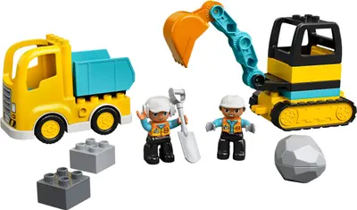 LEGO DUPLO 10931 Truck & Tracked Excavator set