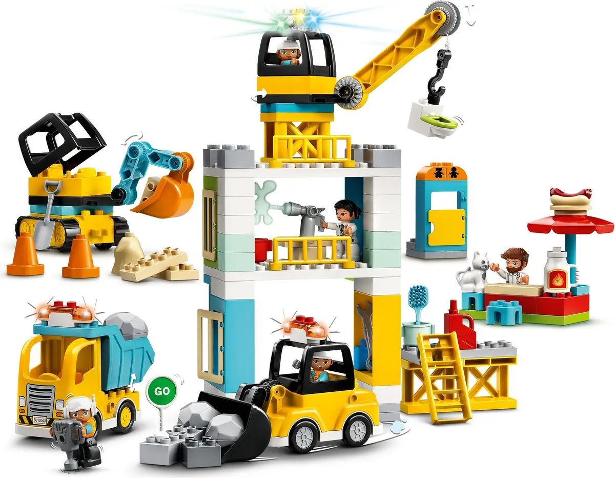LEGO DUPLO 10933 Tower Crane & Construction set, image 8