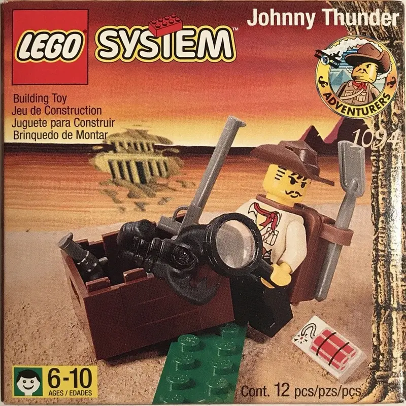 LEGO Adventurers 1094 Johnny Thunder set