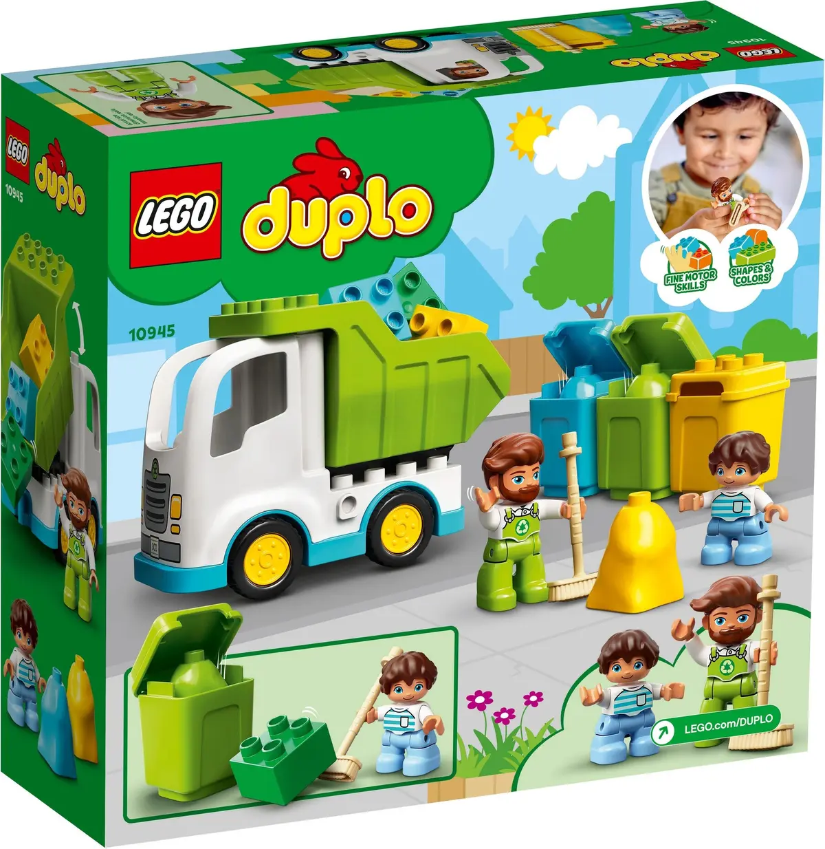LEGO DUPLO 10945 Garbage Truck and Recycling set, image 3