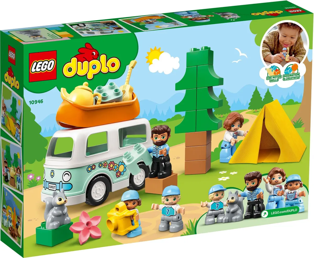 LEGO DUPLO 10946 Family Camping Van Adventure set, image 3