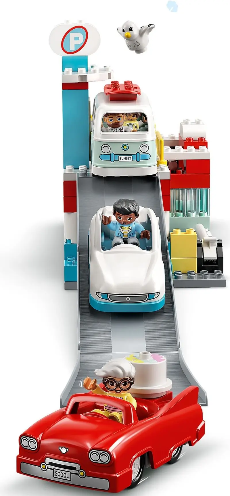 LEGO DUPLO 10948 Parking Garage and Car Wash set, image 10