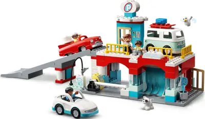 LEGO DUPLO 10948 Parking Garage and Car Wash set