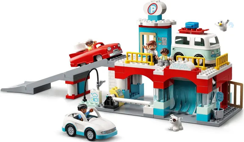 LEGO DUPLO 10948 Parking Garage and Car Wash set
