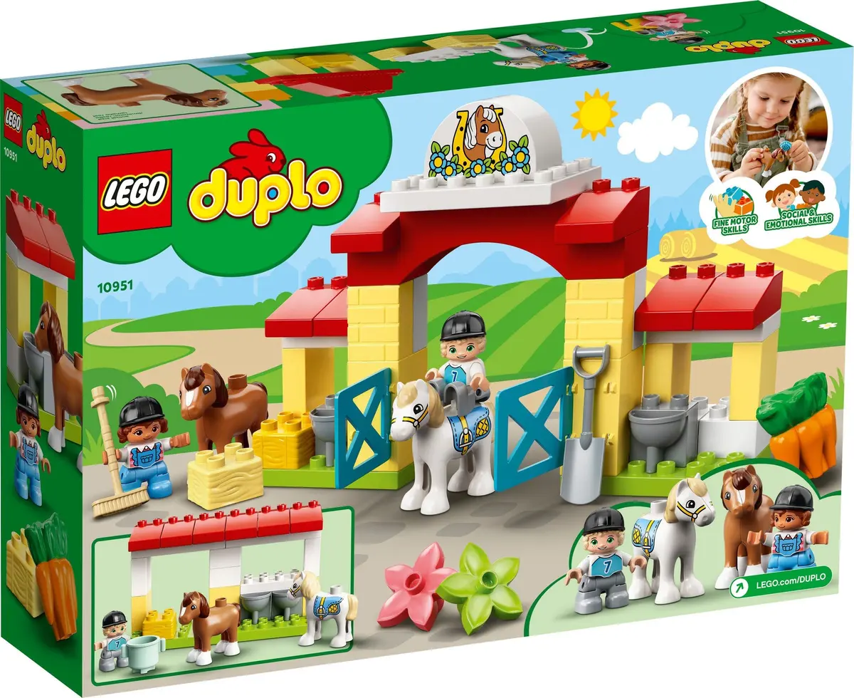 LEGO DUPLO 10951 Horse Stable and Pony Care set, image 12