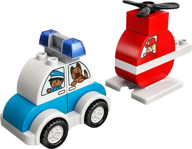 LEGO DUPLO 10957 Fire Helicopter & Police Car set