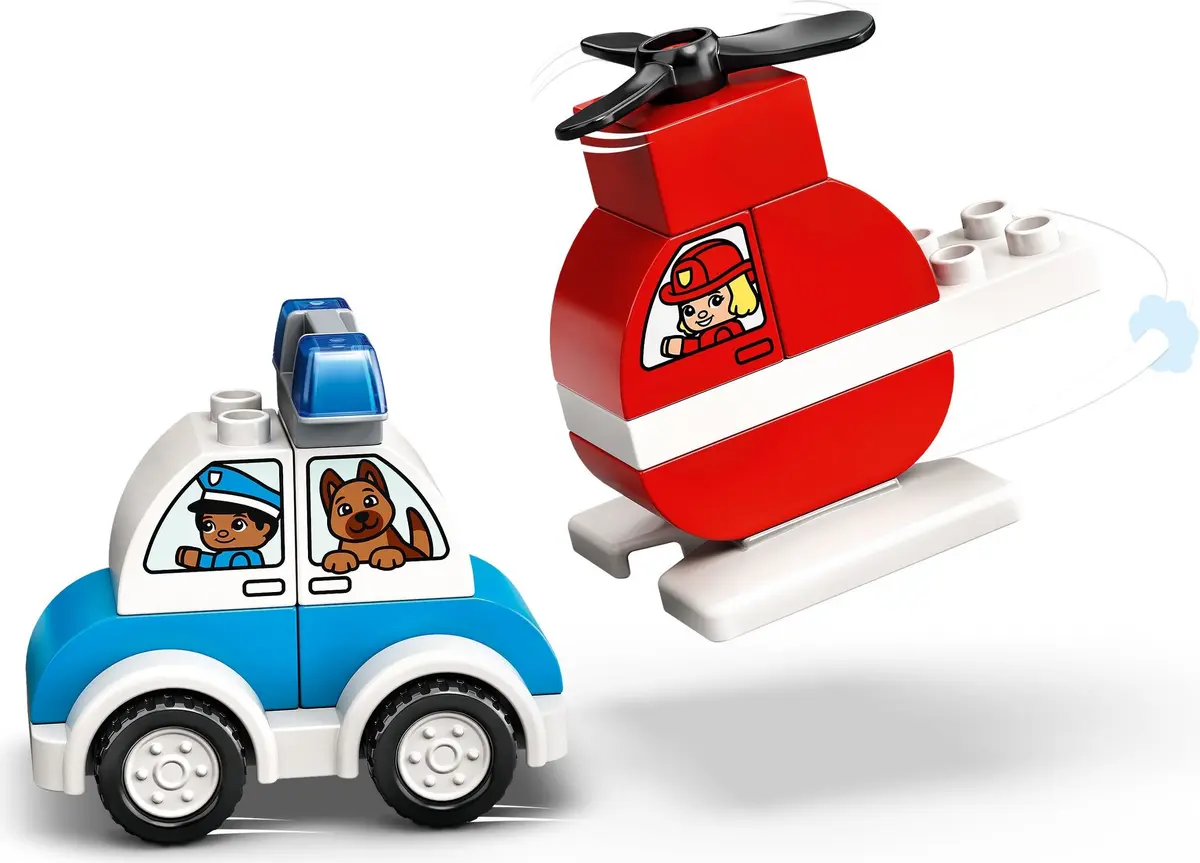 LEGO DUPLO 10957 Fire Helicopter & Police Car set, image 3