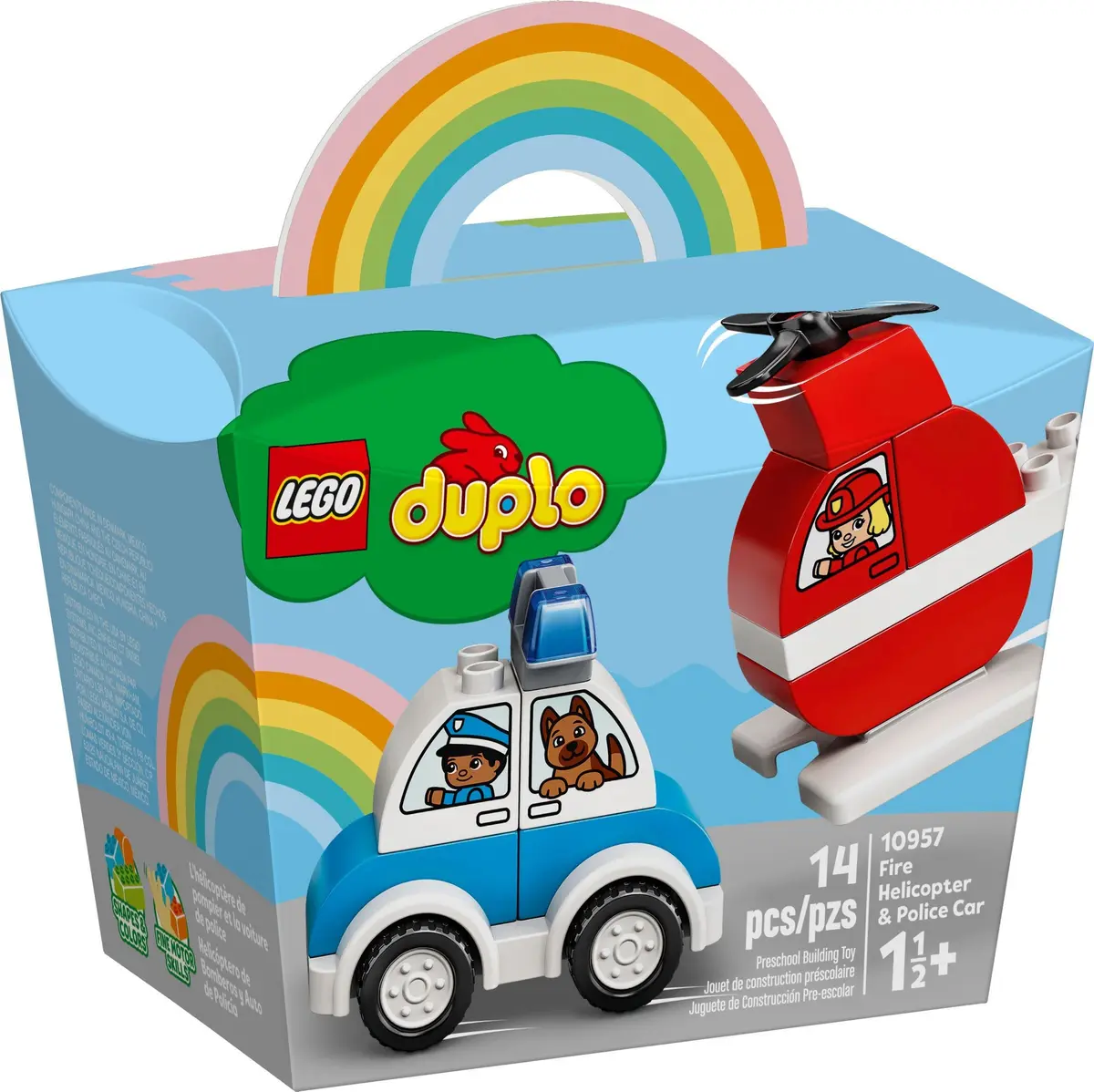 LEGO DUPLO 10957 Fire Helicopter & Police Car set, image 2