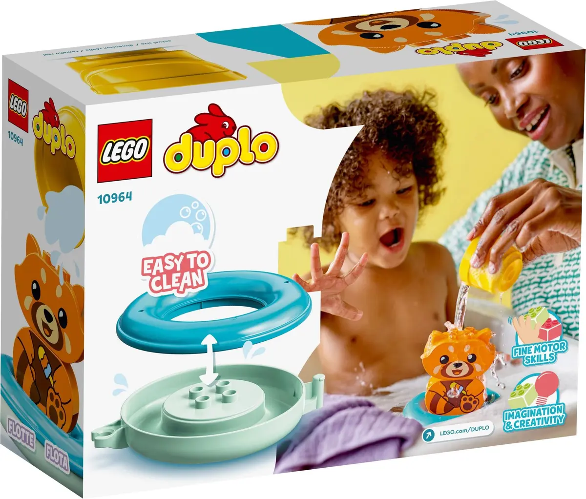 LEGO DUPLO 10964 Bath Time Fun: Floating Red Panda set, image 5