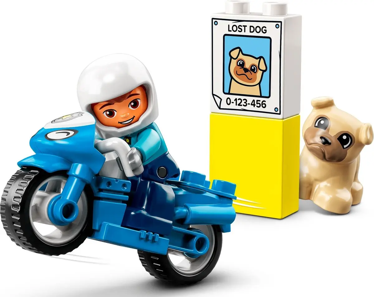LEGO DUPLO 10967 Police Motorcycle set, image 6