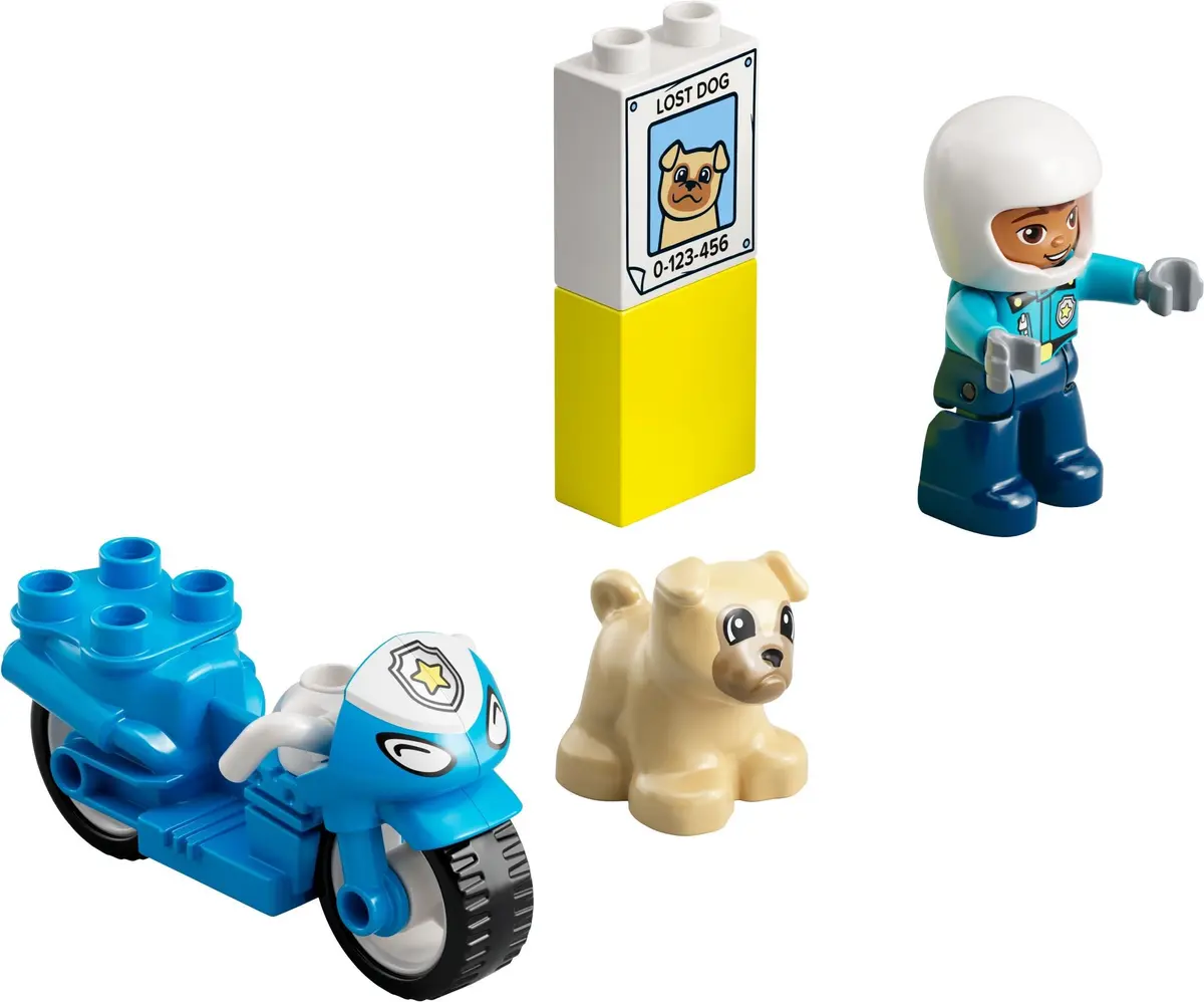 LEGO DUPLO 10967 Police Motorcycle set