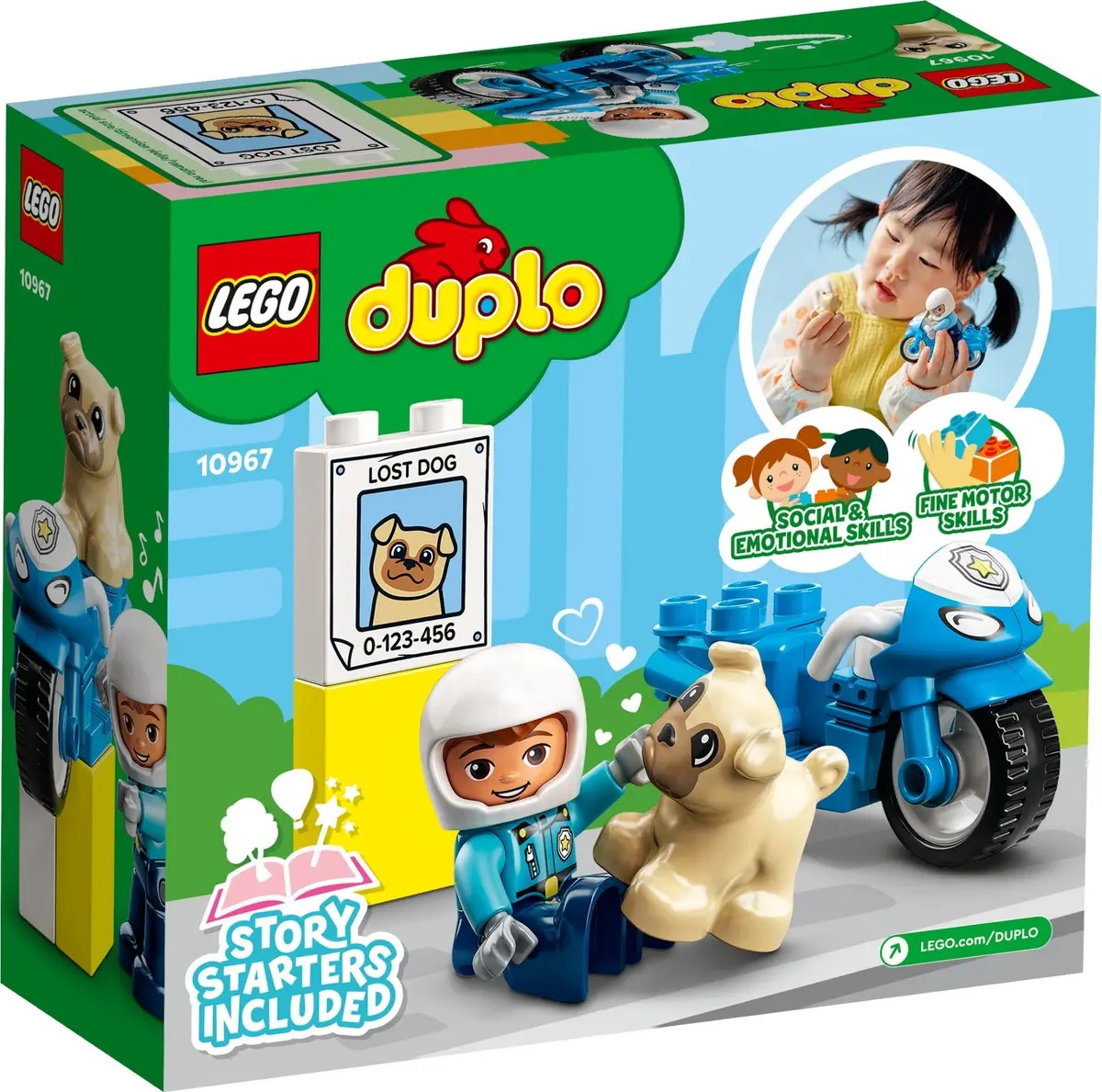 LEGO DUPLO 10967 Police Motorcycle set, image 4