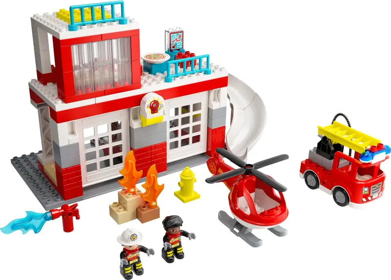 LEGO DUPLO 10970 Fire Station & Helicopter set
