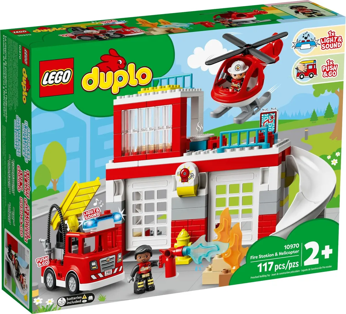 LEGO DUPLO 10970 Fire Station & Helicopter set, image 2