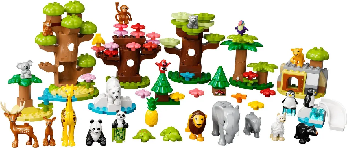 LEGO DUPLO 10975 Wild Animals of the World set