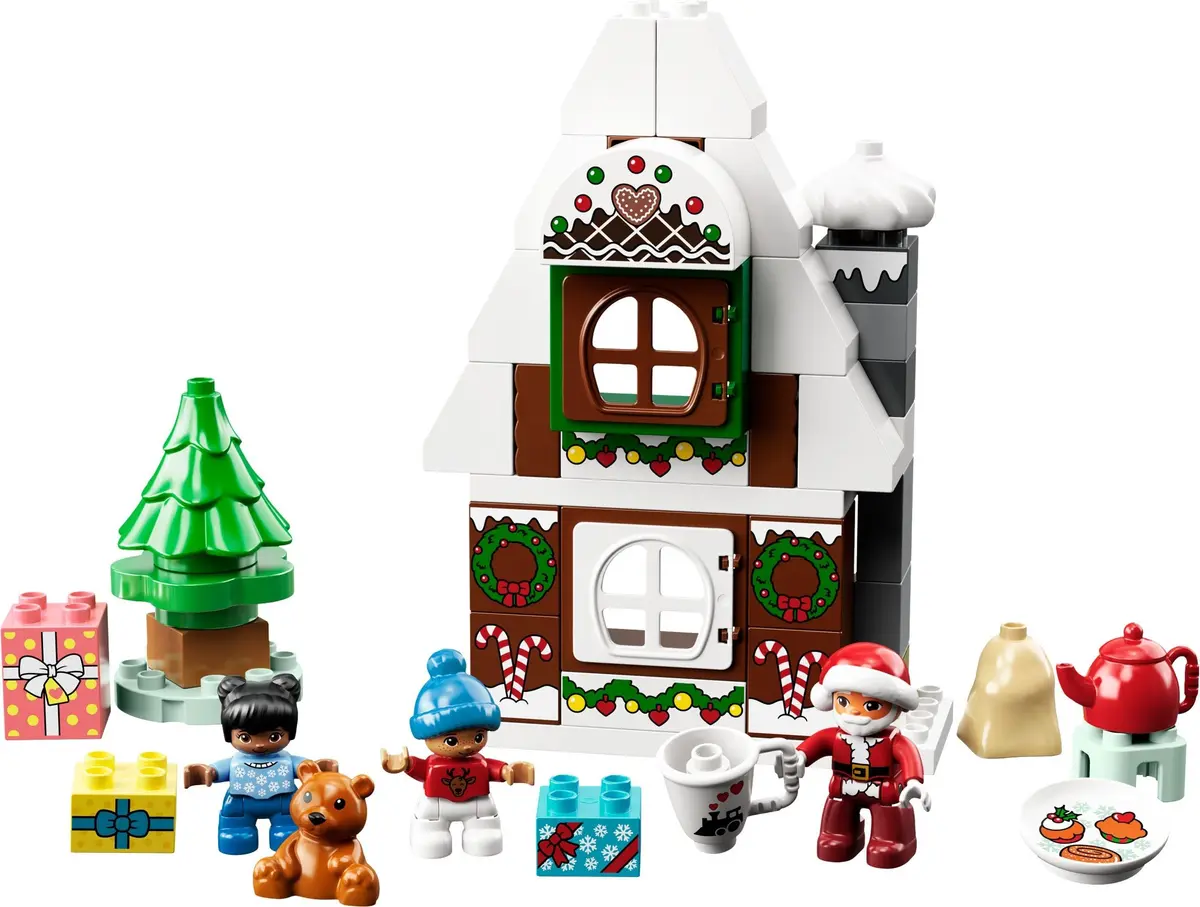 LEGO DUPLO 10976 Santa's Gingerbread House set