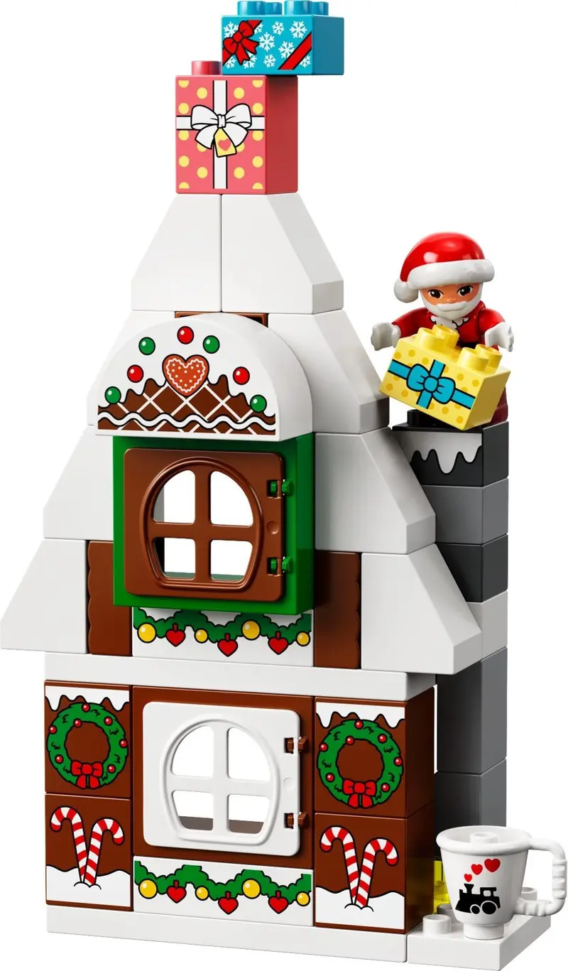 LEGO DUPLO 10976 Santa's Gingerbread House set, image 4