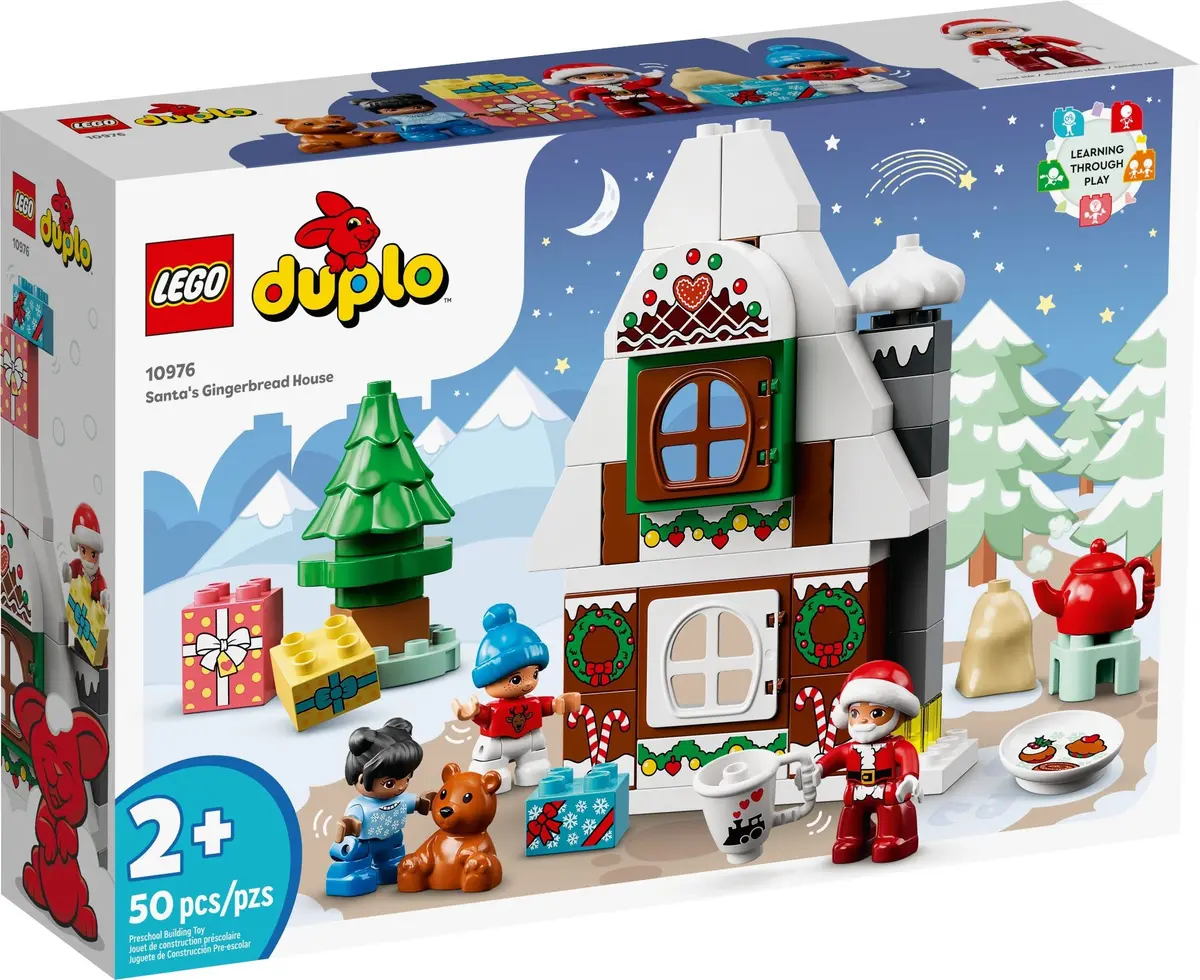LEGO DUPLO 10976 Santa's Gingerbread House set, image 2