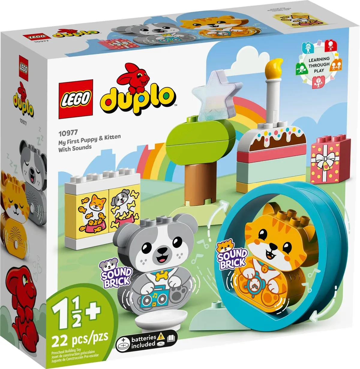 LEGO DUPLO 10977 My First Puppy & Kitten with Sounds set, image 2
