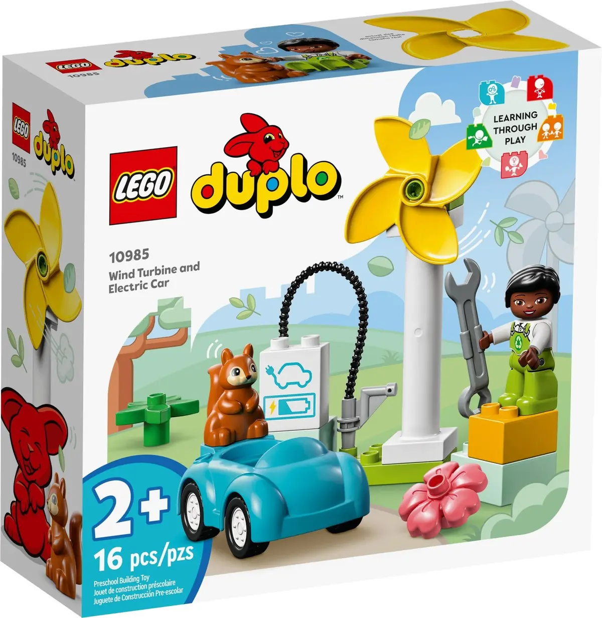 LEGO DUPLO 10985 Wind Turbine and Electric Car set, image 2