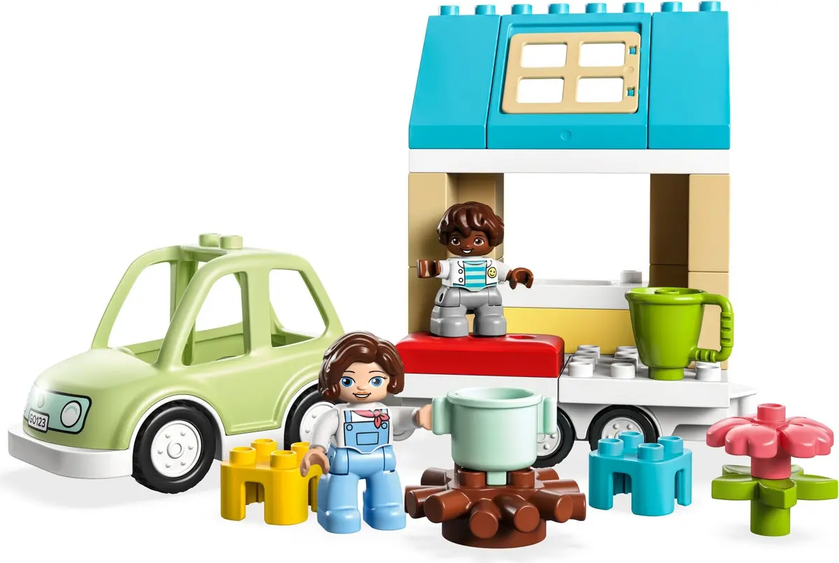 LEGO DUPLO 10986 Family House on Wheels set