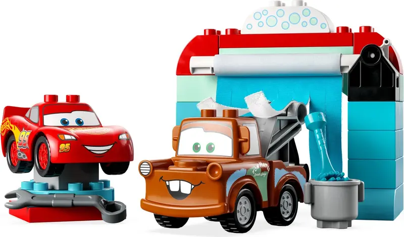 LEGO DUPLO 10996 Lightning McQueen & Mater's Car Wash Fun set