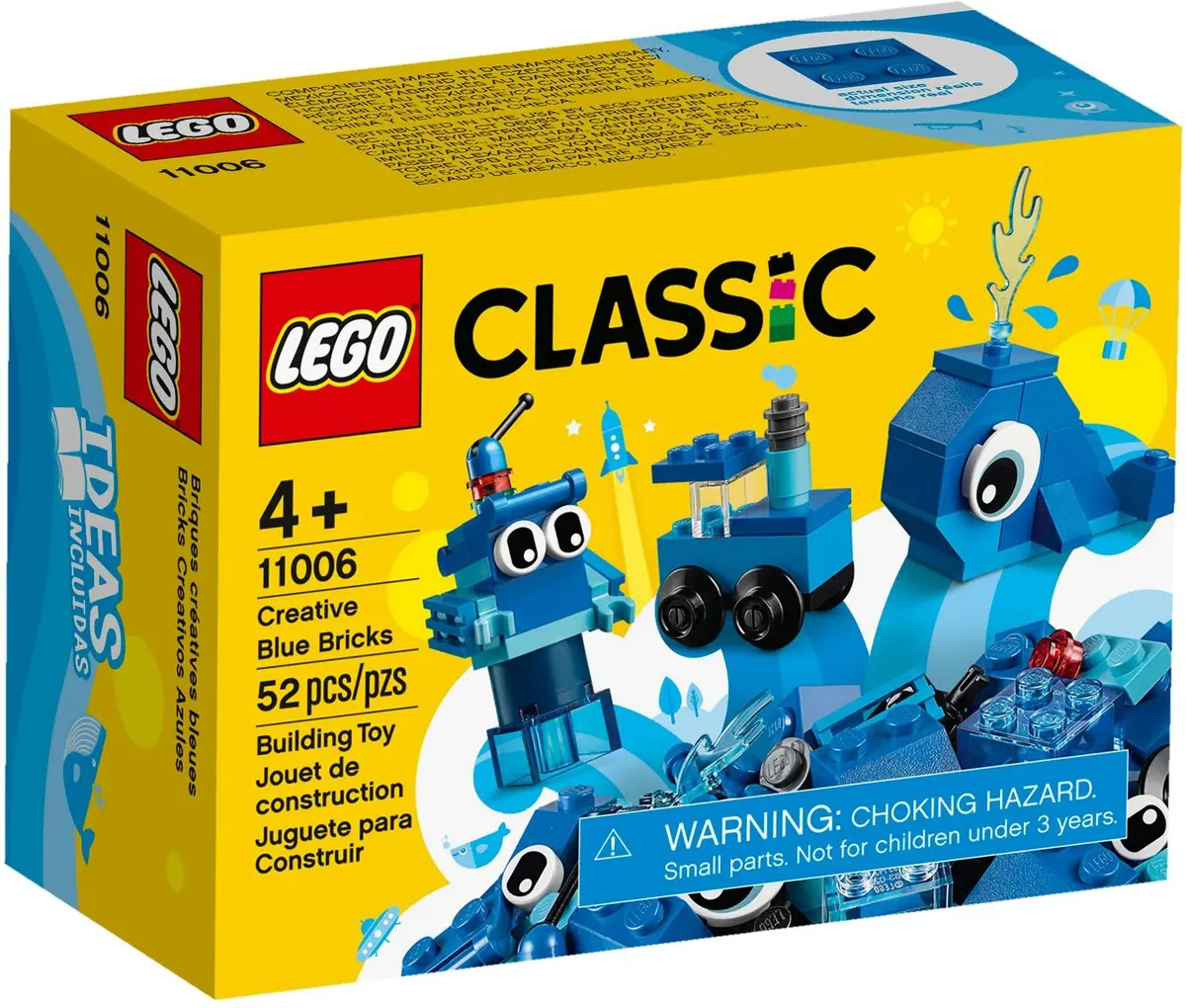 LEGO Classic 11006 Creative Blue Bricks set, image 2