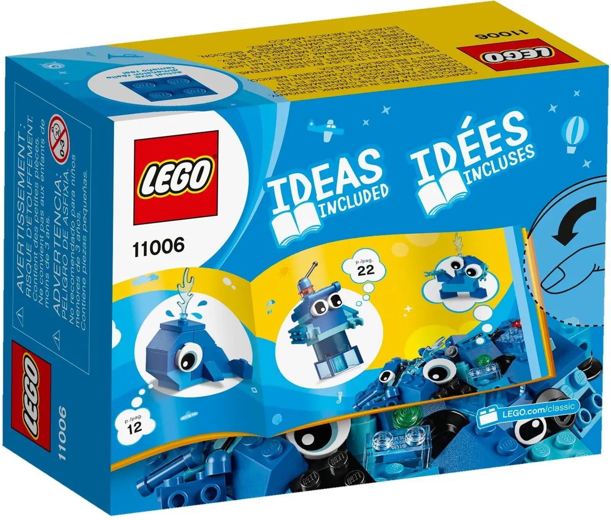 LEGO Classic 11006 Creative Blue Bricks set, image 5