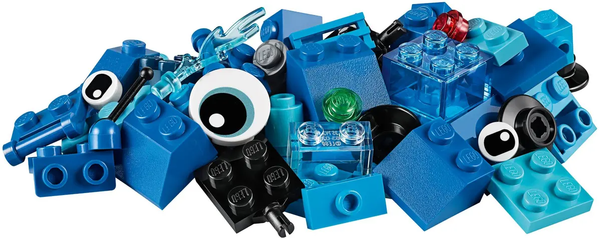 LEGO Classic 11006 Creative Blue Bricks set, image 4