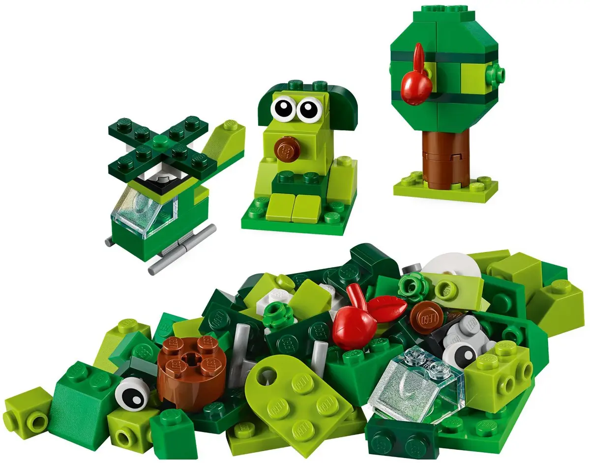 LEGO Classic 11007 Creative Green Bricks set, image 3