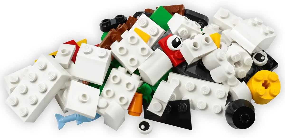 LEGO Classic 11012 Creative White Bricks set, image 4