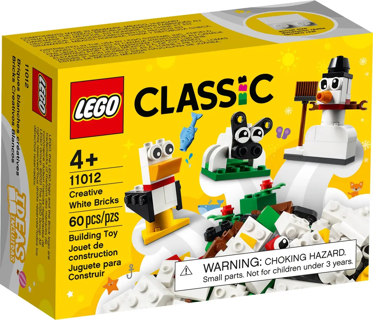 LEGO Classic 11012 Creative White Bricks set, image 2
