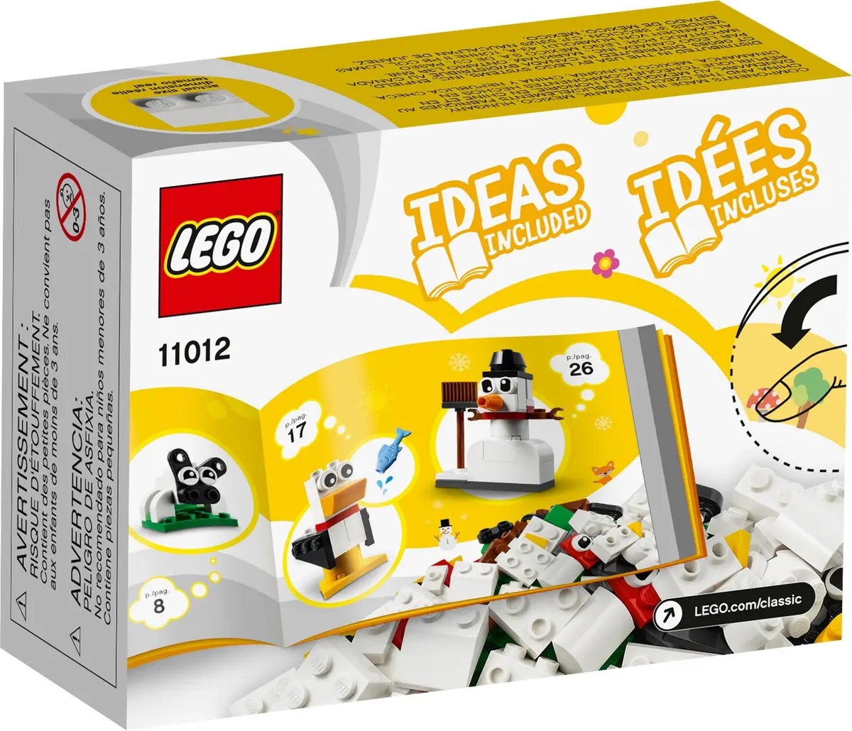 LEGO Classic 11012 Creative White Bricks set, image 5